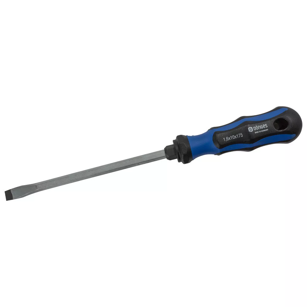 SCHLITZ-SCHRAUBENDREHER, Sechskantklinge, 2K-Griff, 10,0 mm, 175 mm