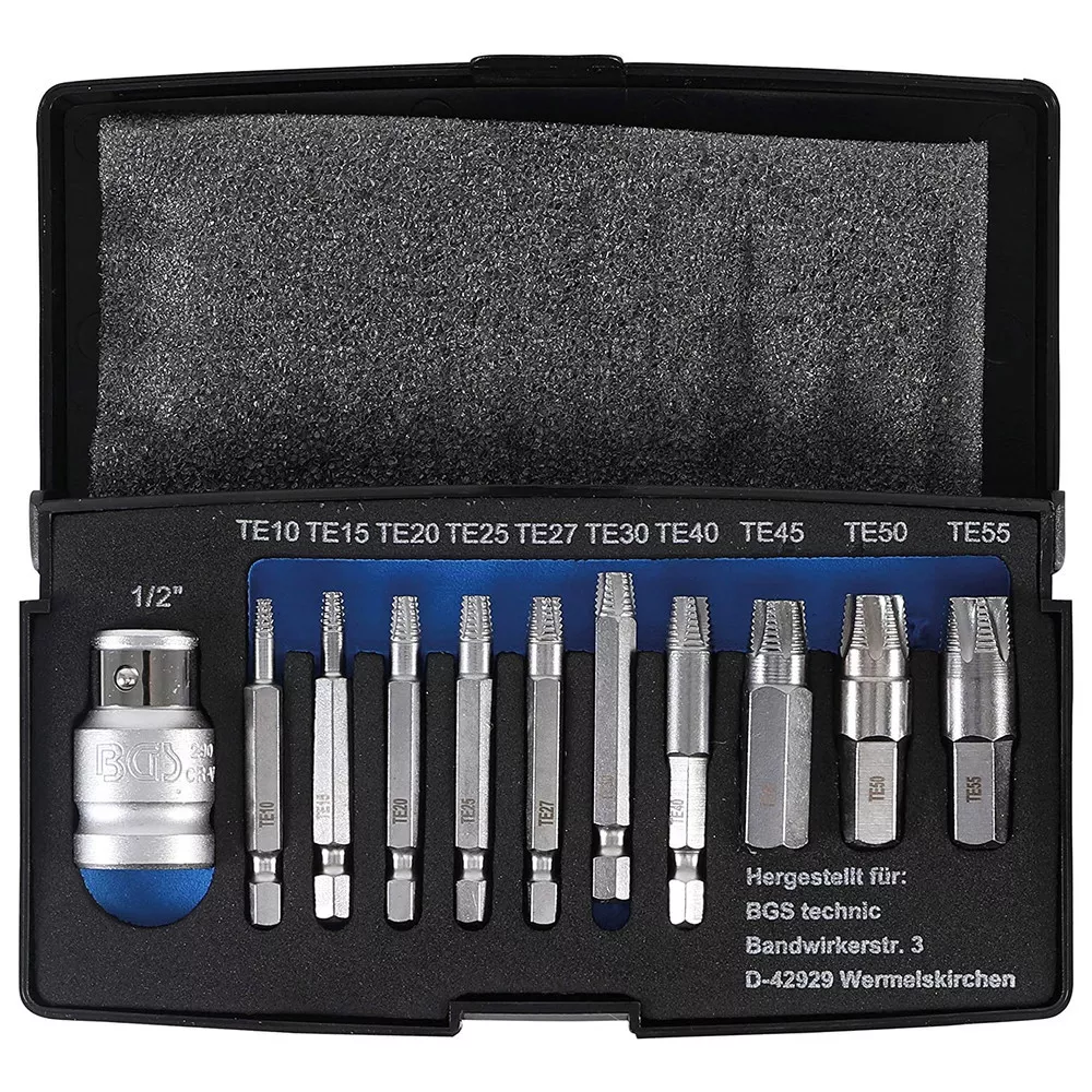 SCHRAUBENAUSDREHER-SATZ, T-Profil (Torx), 11-teilig, T10-T55