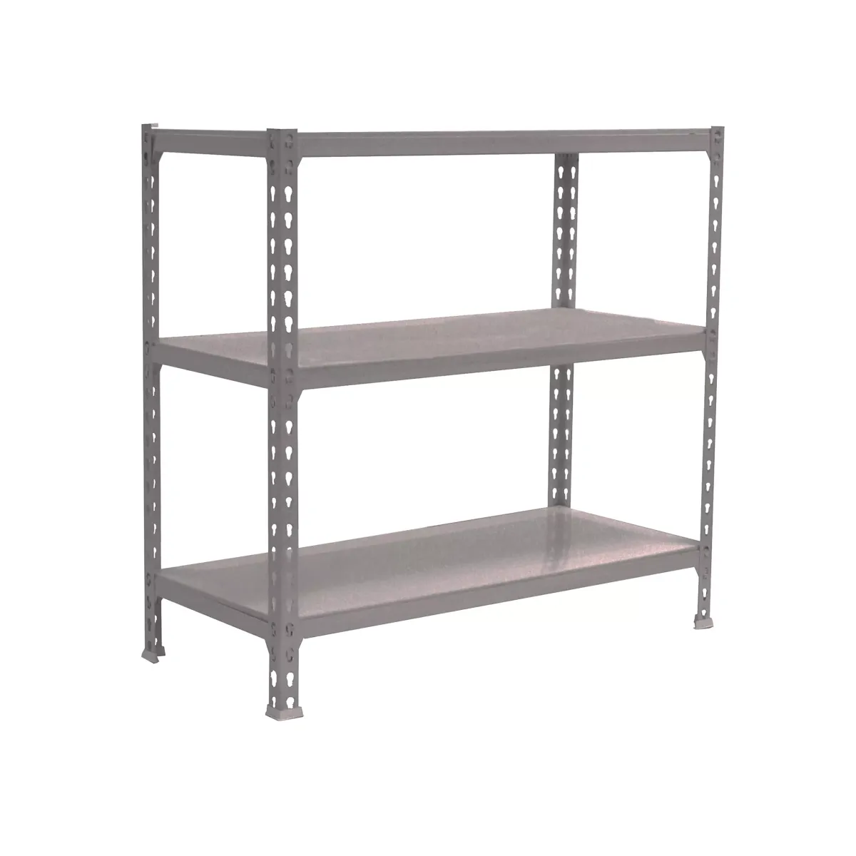 SCHWERLASTREGAL Baby Metal Shark 90x110x40 cm Fachlast 200 kg Grau
