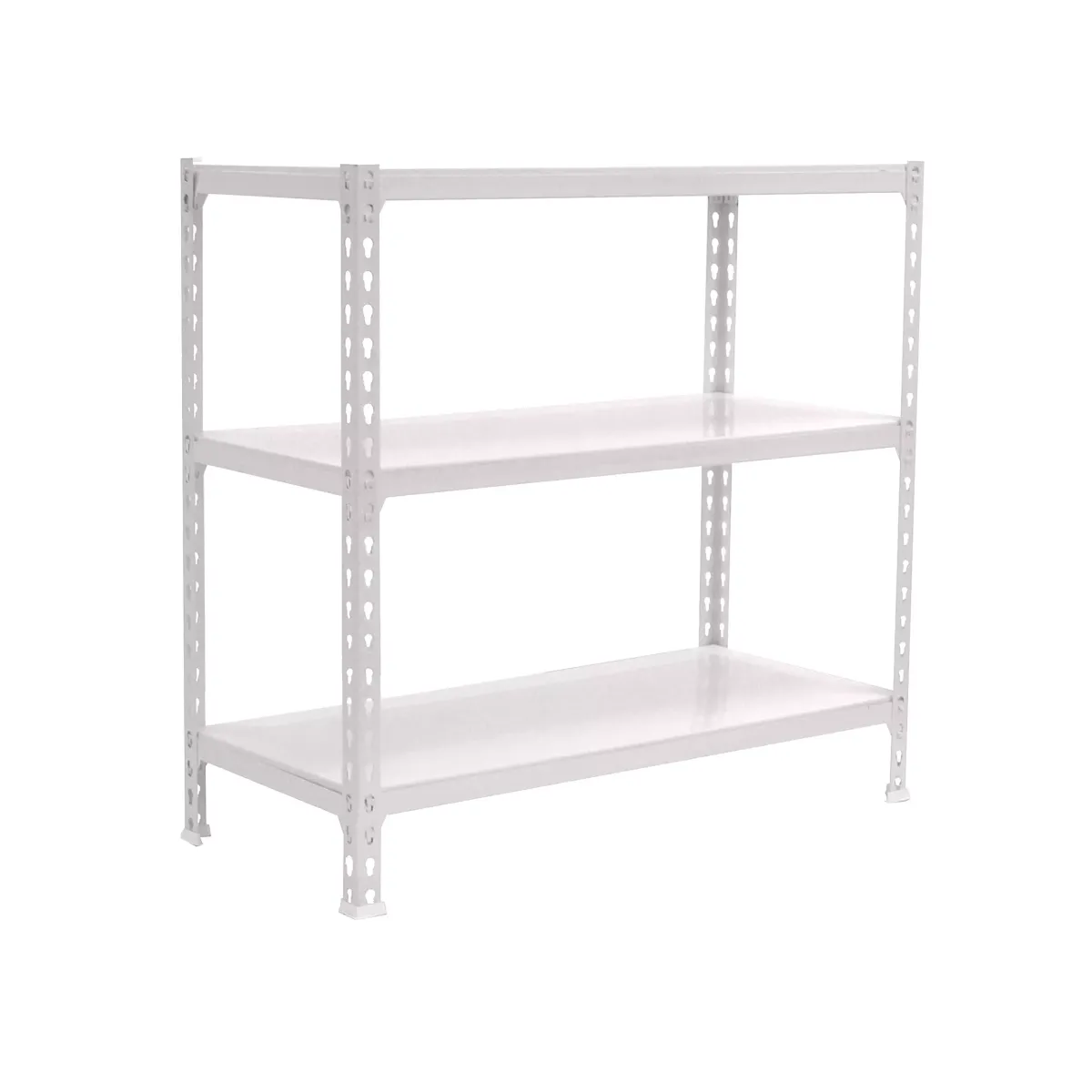 SCHWERLASTREGAL Baby Metal Shark 90x120x30 cm Fachlast 200 kg Weiß