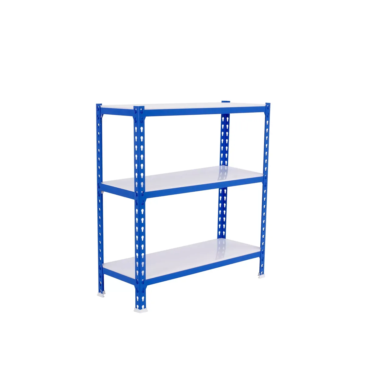 SCHWERLASTREGAL Baby Metal Shark 90x120x40 cm Fachlast 200 kg Blau-Weiß