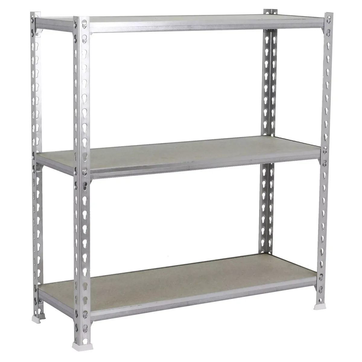 SCHWERLASTREGAL Baby Muli 90x110x40 cm 3 Fachböden Fachlast 200 kg Weiß