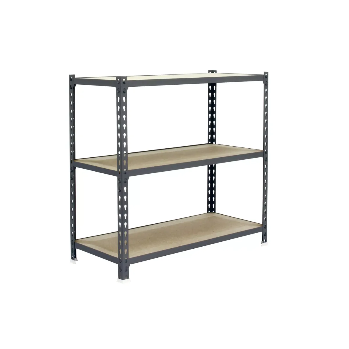 SCHWERLASTREGAL Baby Muli 90x120x30 cm 3 Fachböden Fachlast 200 kg Grau