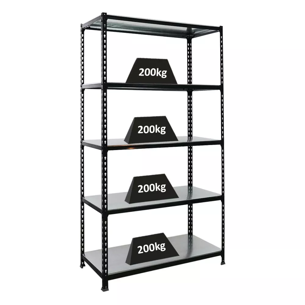SCHWERLASTREGAL Big Metal Shark 200x110x50 cm Fachlast 200 kg Anthrazit-Verzinkt