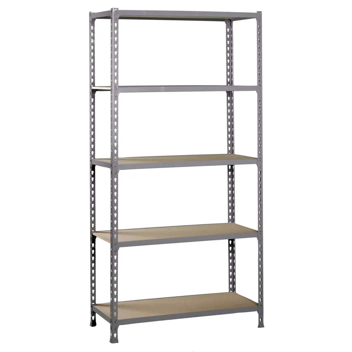 SCHWERLASTREGAL Big Muli 200x100x40 cm 5 Fachböden Fachlast 150 kg Grau