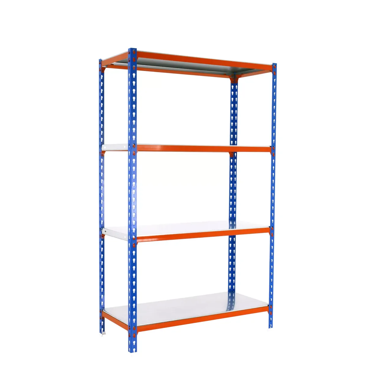 SCHWERLASTREGAL Mid Metal Shark 150x110x40 cm Fachlast 200 kg Blau-Orange