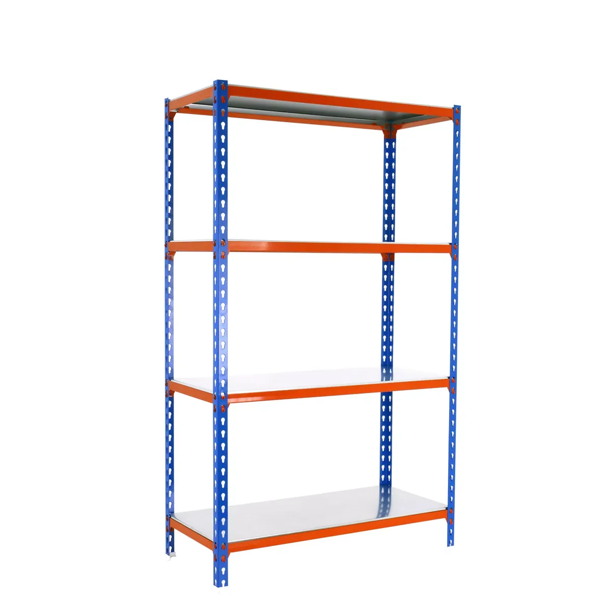 SCHWERLASTREGAL Mid Metal Shark 150x120x40 cm Fachlast 200 kg Blau-Orange