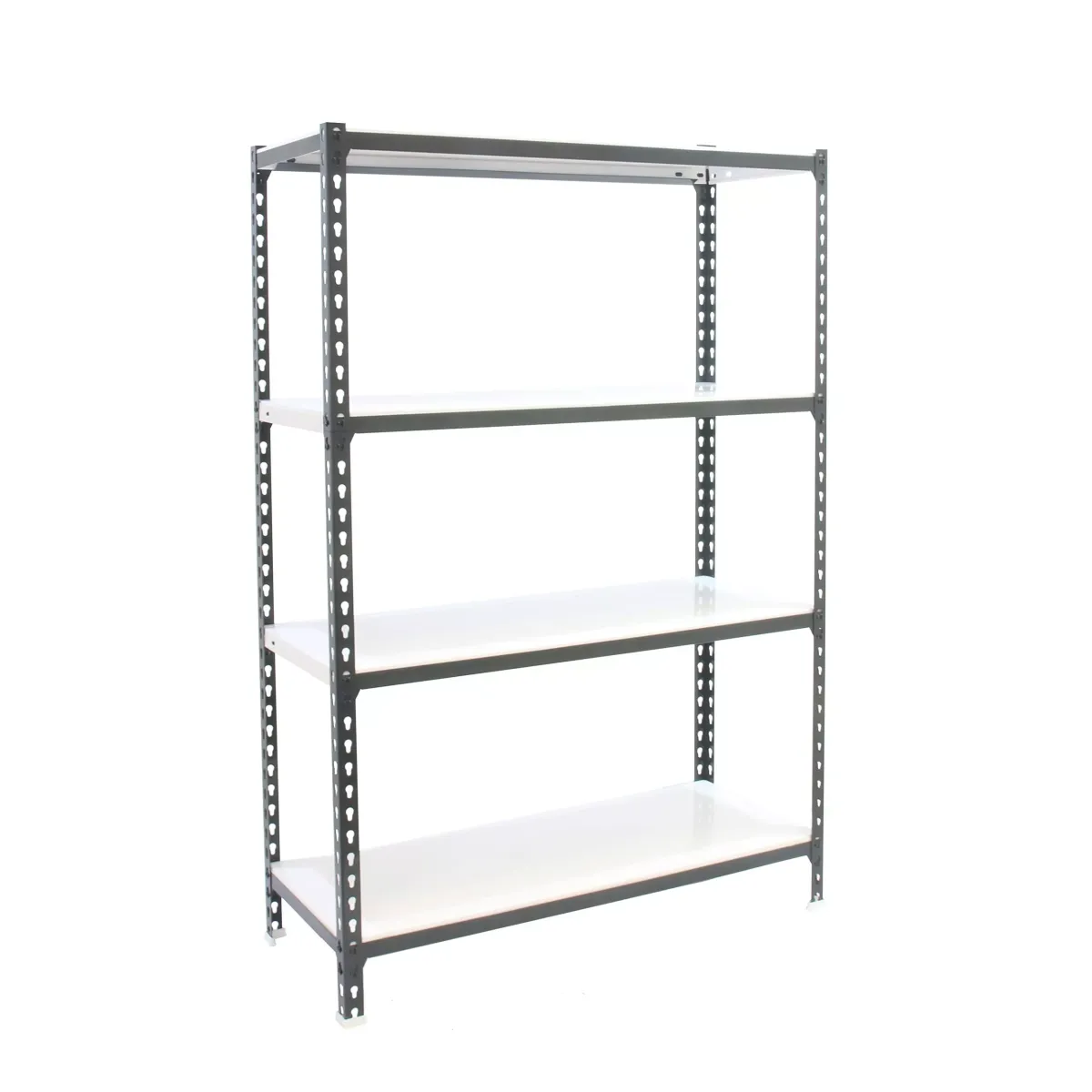 SCHWERLASTREGAL Mid Metal Shark 150x80x40 cm Fachlast 180 kg Anthrazit-Weiß