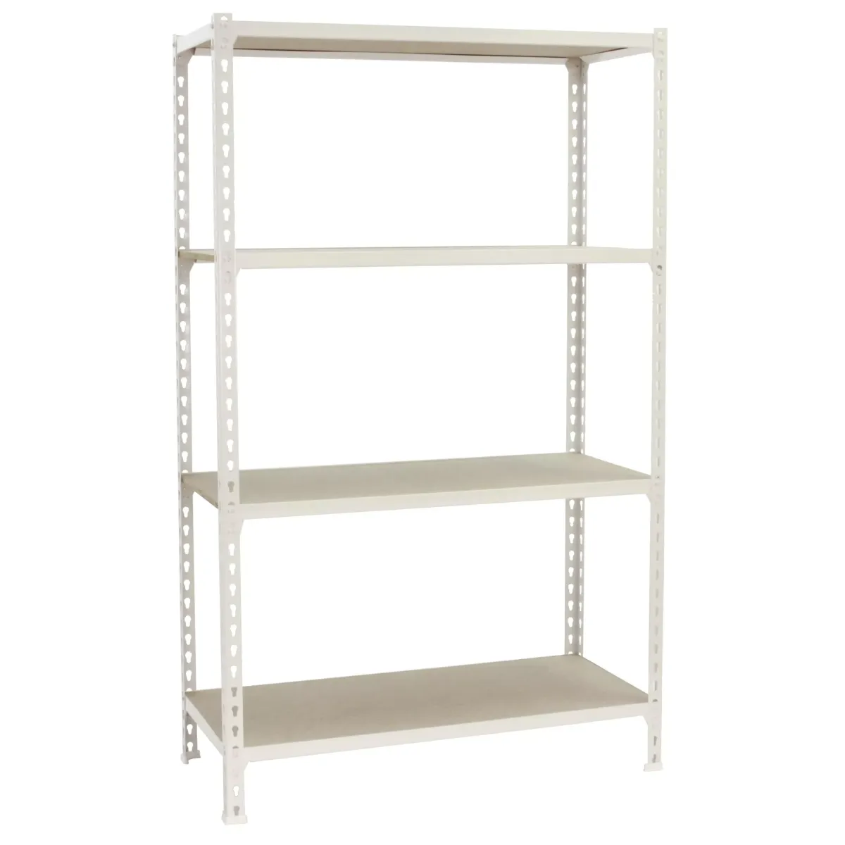 SCHWERLASTREGAL Mid Muli 150x100x40 cm 4 Fachböden Fachlast 150 kg Weiß