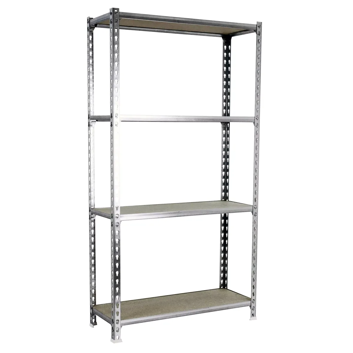 SCHWERLASTREGAL Mid Muli 150x110x40 cm 4 Fachböden Fachlast 200 kg Weiß
