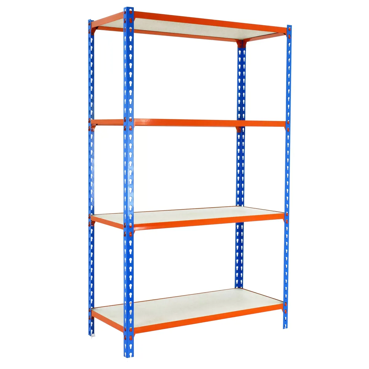 SCHWERLASTREGAL Mid Muli 150x110x50 cm 4 Fachböden Fachlast 200 kg Blau