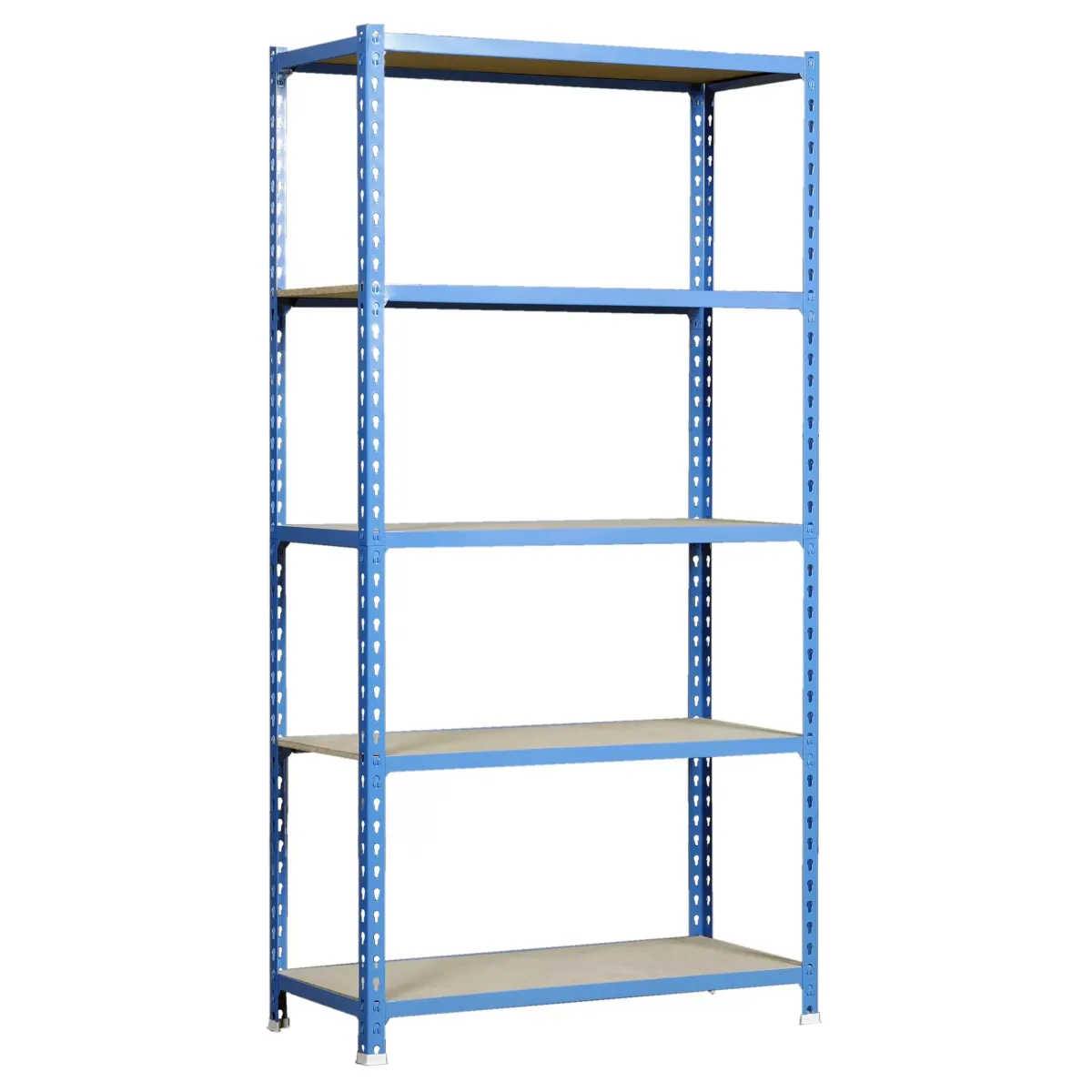 SCHWERLASTREGAL Muli 180x80x30 cm 5 Fachböden Fachlast 150 kg Blau