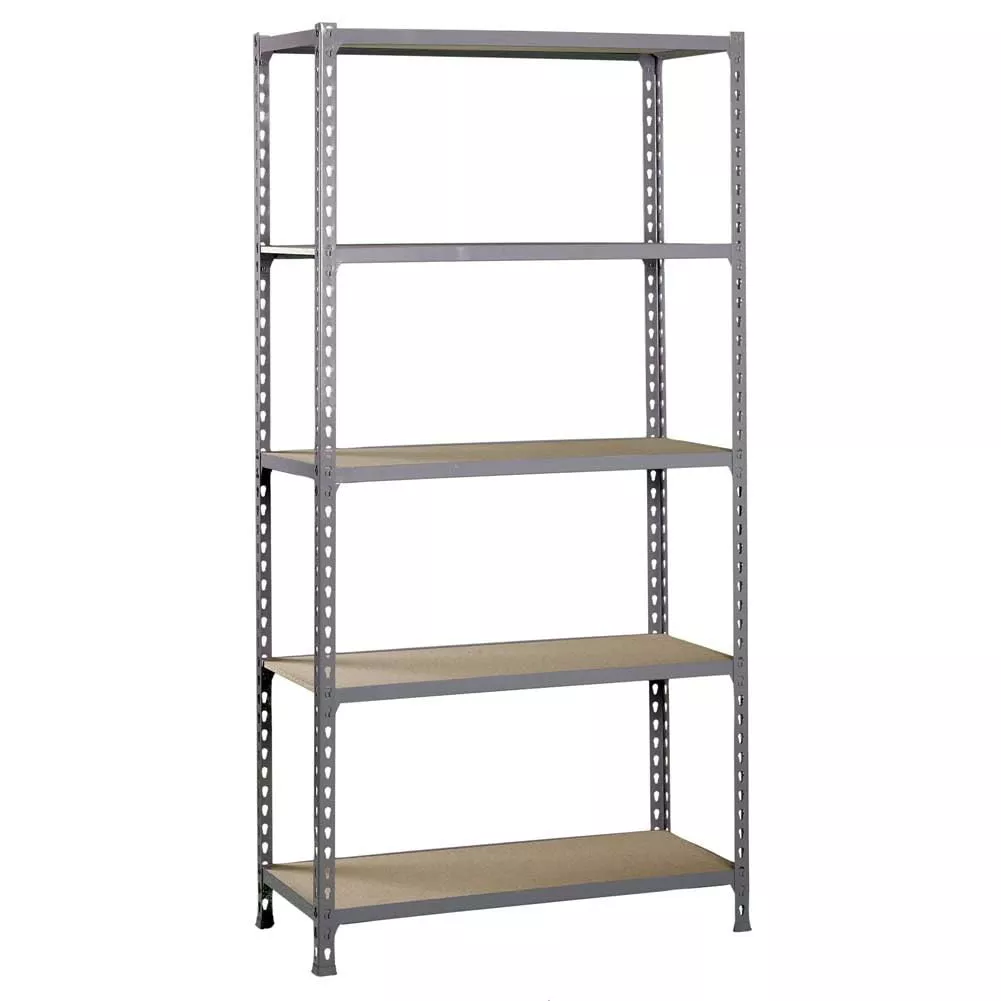 SCHWERLASTREGAL Muli 180x90x50 cm 5 Fachböden Fachlast 150 kg Grau