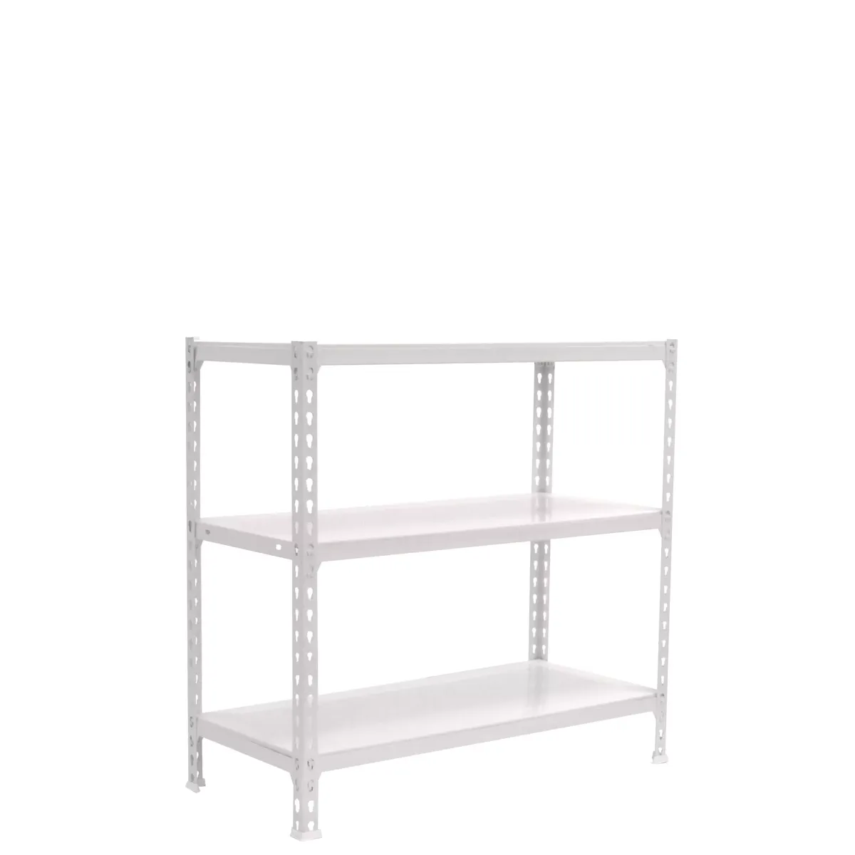 SCHWERLASTREGAL Small Metal Shark 100x90x30 cm Fachlast 180 kg Weiß