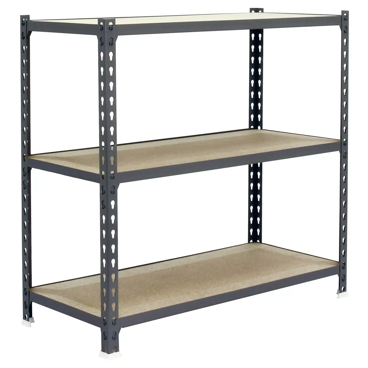 SCHWERLASTREGAL Small Muli 100x110x30 cm 3 Fachböden Fachlast 200 kg Grau