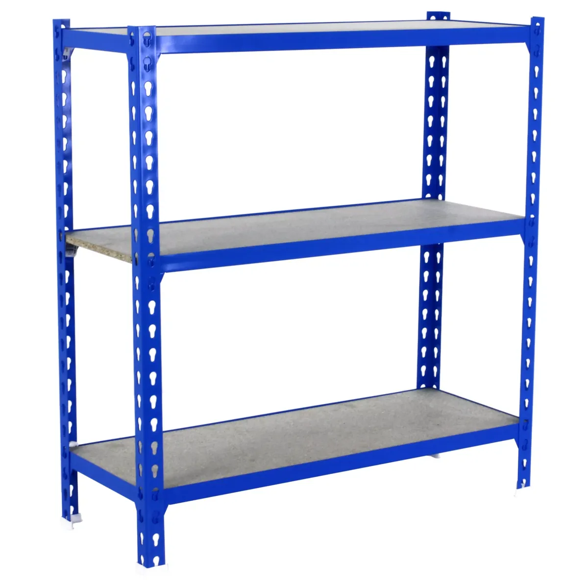 SCHWERLASTREGAL Small Muli 100x80x30 cm 3 Fachböden Fachlast 150 kg Blau