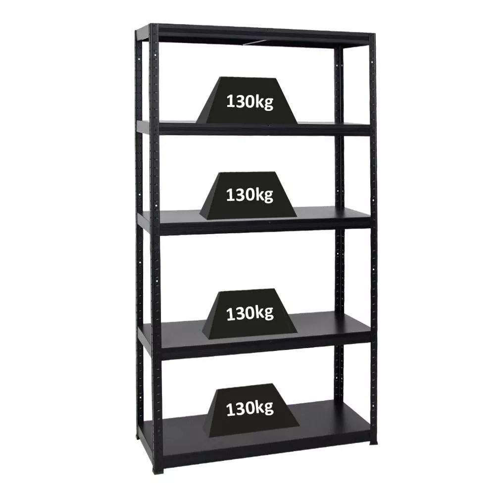 SCHWERLASTREGAL Steel Eagle 180x100x40 cm Fachlast 130 kg Schwarz