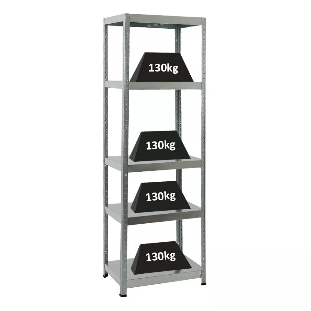 SCHWERLASTREGAL Steel Eagle 180x60x40 cm Fachlast 130 kg Verzinkt