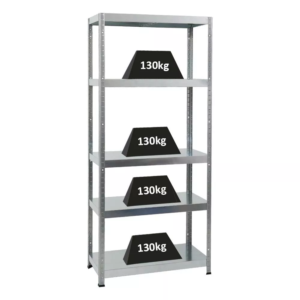 SCHWERLASTREGAL Steel Eagle 180x80x40 cm Fachlast 130 kg Verzinkt