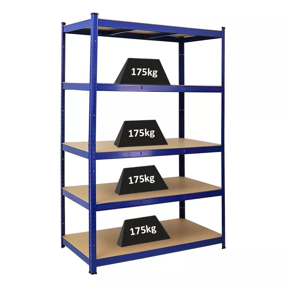 SCHWERLASTREGAL Taurus 180x120x60 cm Fachlast 175 kg Blau