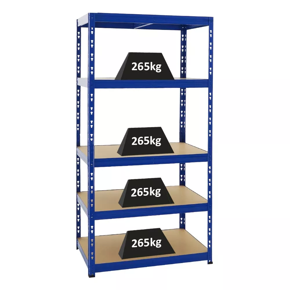 SCHWERLASTREGAL Tiger 180x90x60 cm Fachlast 265 kg Blau