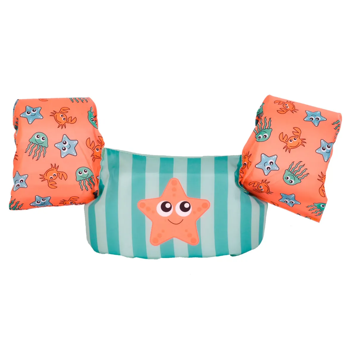 SCHWIMMFLÜGEL Grün, Orange
