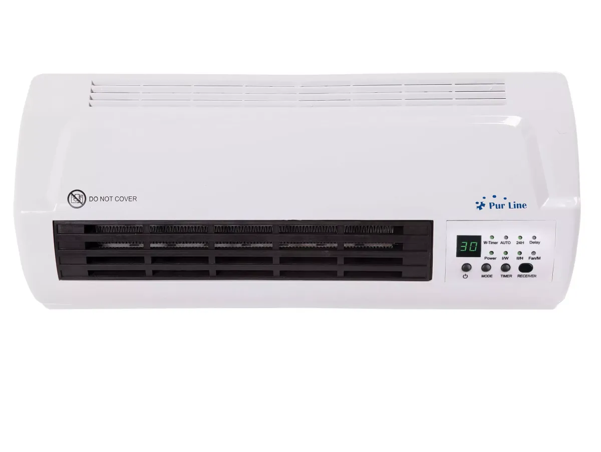 SPLIT-WANDHEIZUNG Weiß mit Fernsteuerung und Programmierung 2000 W