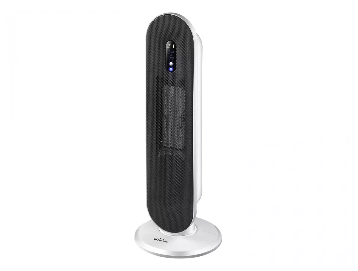STAND-THERMOVENTILATOR Schwarz mit Leistungskontrolle 2000 W