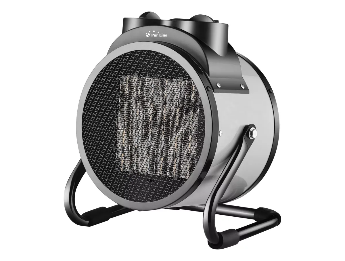 STAND-THERMOVENTILATOR Schwarz mit Leistungskontrolle 3000 W