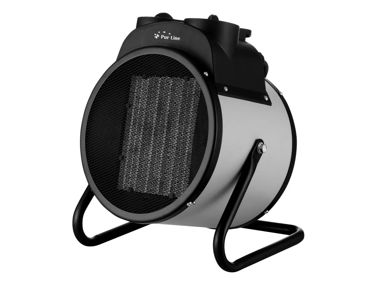 STAND-THERMOVENTILATOR Schwarz mit Leistungskontrolle 5000 W