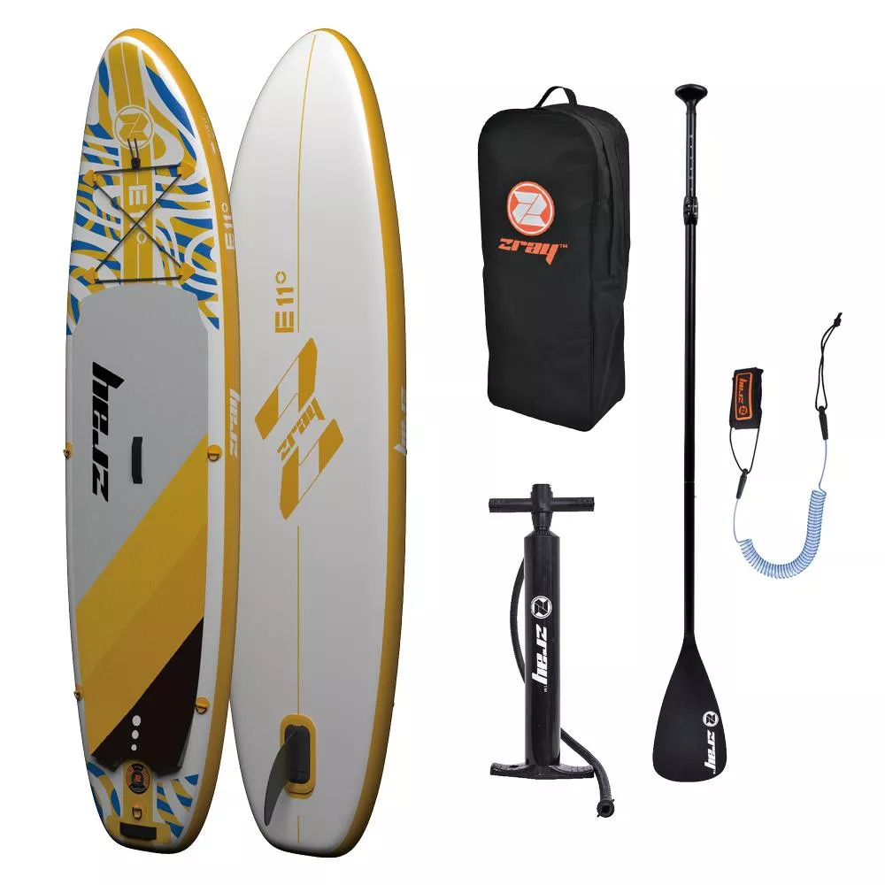 STAND-UP-PADDLE-BOARD E11 SUP Komplettset 335 x 81 x 13 cm mit viel Zubehör