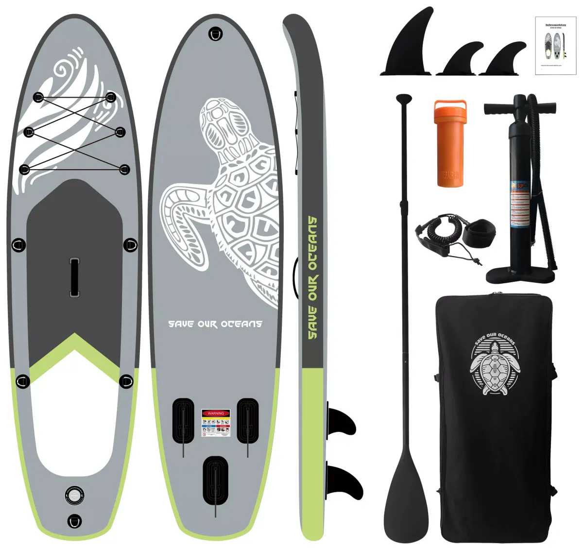 STAND-UP PADDLE BOARD TURTLE 2 SAVE OUR OCEAN