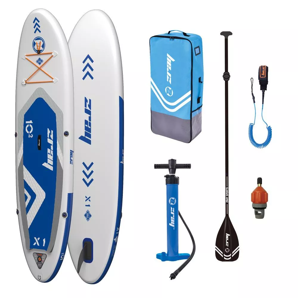 STAND-UP-PADDLE-BOARD X1 SUP Komplettset 310 x 81 x 15 cm mit viel Zubehör