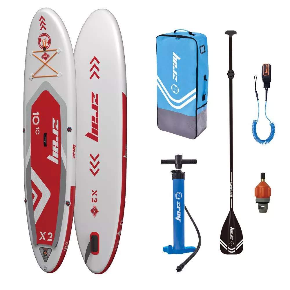 STAND-UP-PADDLE-BOARD X2 SUP Komplettset 330 x 81 x 13 cm mit viel Zubehör