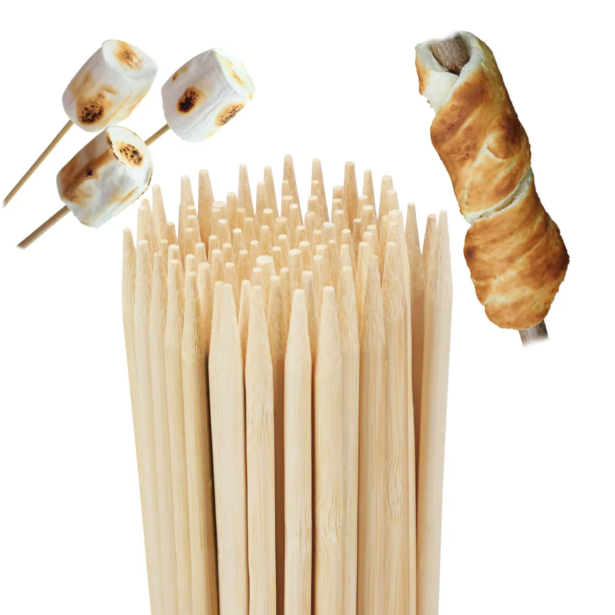 STOCKBROT Spieße 100er Set