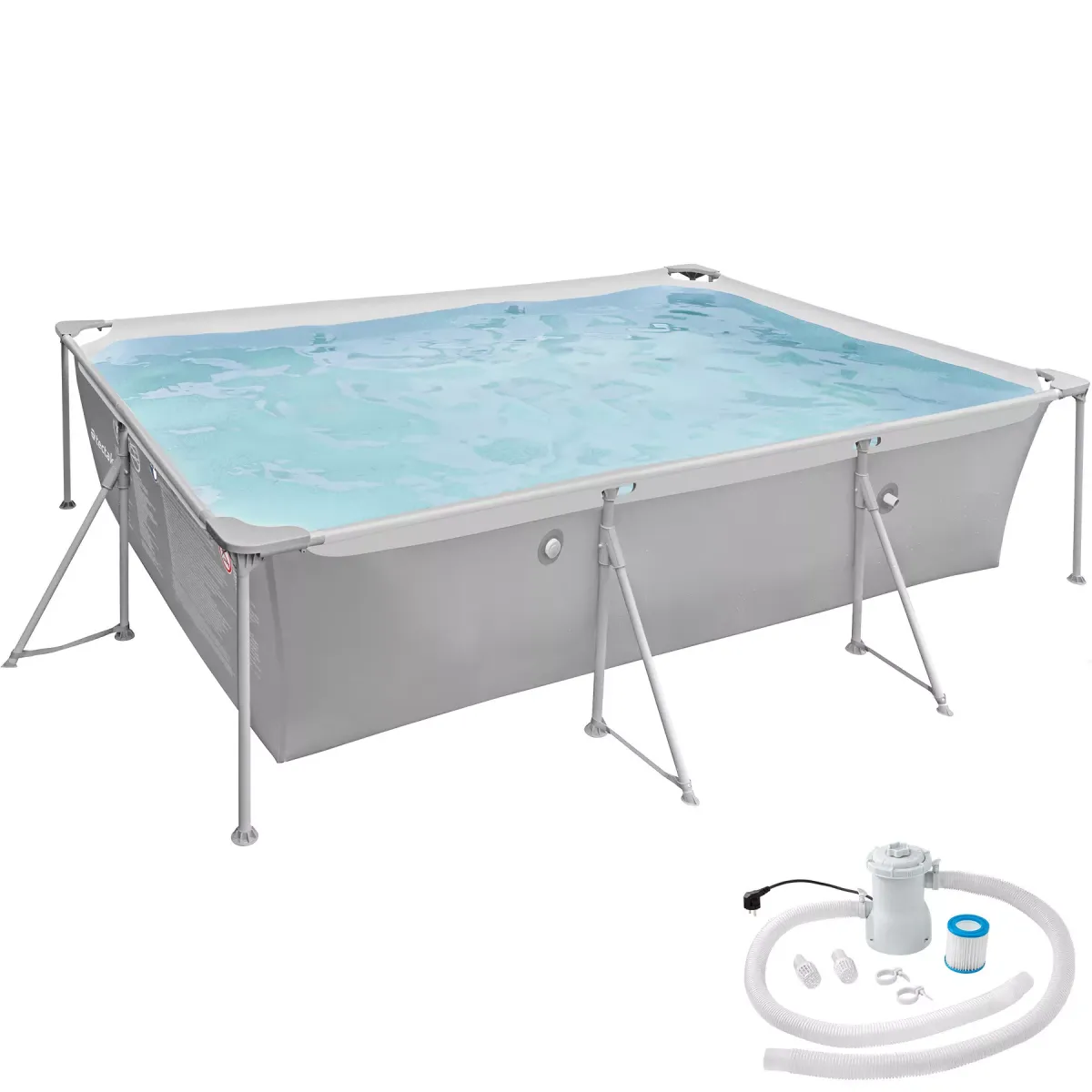 SWIMMING POOL Summertime,300 x 207 cm,grau