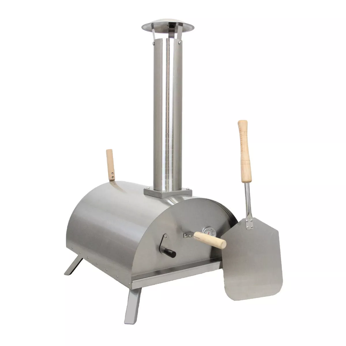 TISCH-PIZZAOFFEN Steinbackofen Pellets