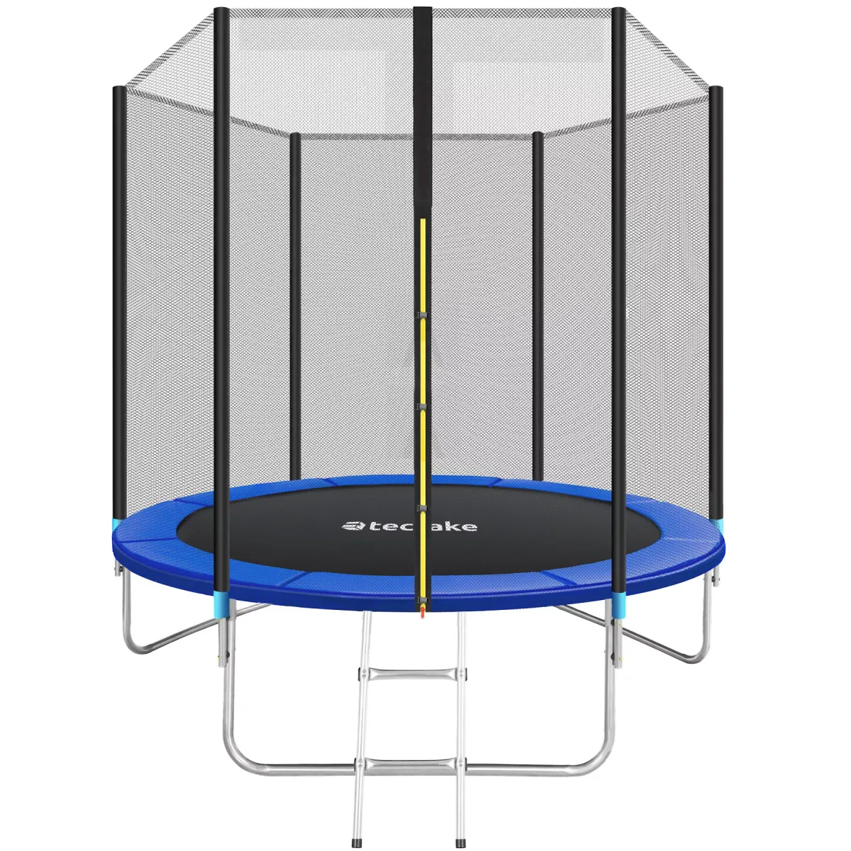 TRAMPOLIN Garfunky,inklusive Einstiegsleiter,schwarz/blau