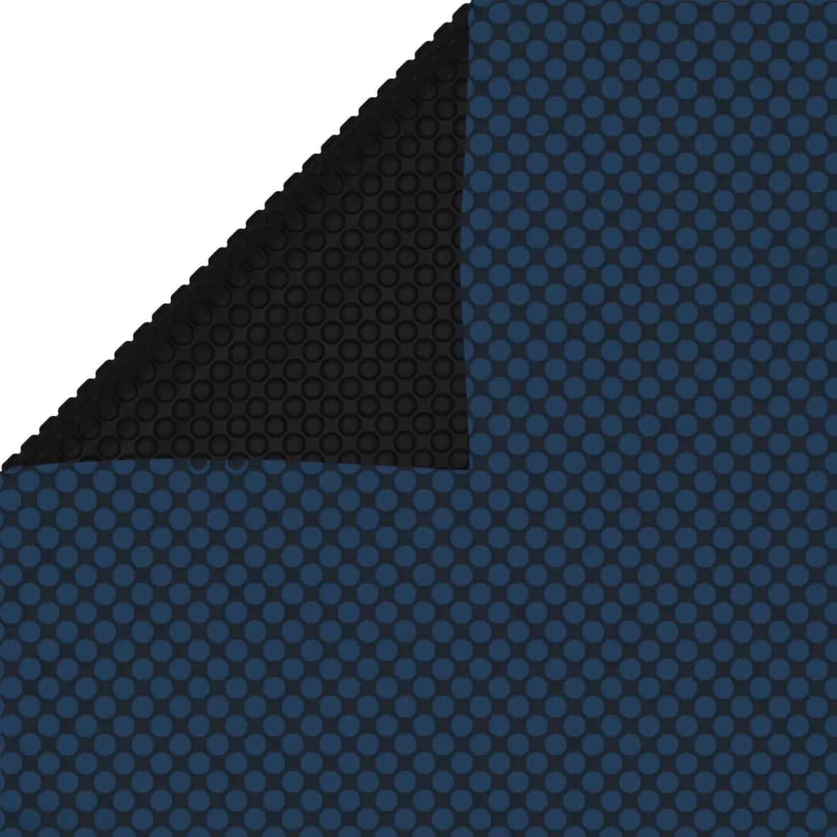 TREIBENDE POOL-SOLARPLANE PE 450X220 CM SCHWARZ UND BLAU