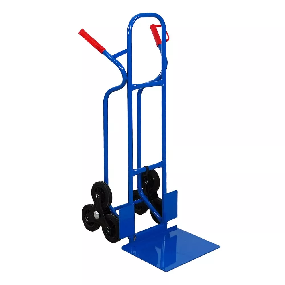 TREPPENSTEIGER Sackkarre Ragnar mit XXL klappbarer Schaufel 117x60x60cm Tragkraft 250kg 3 Blau