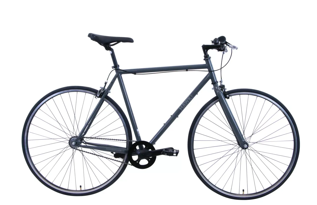 VINTAGE Single Speed Grey 28 Zoll Gr: 55 (L)