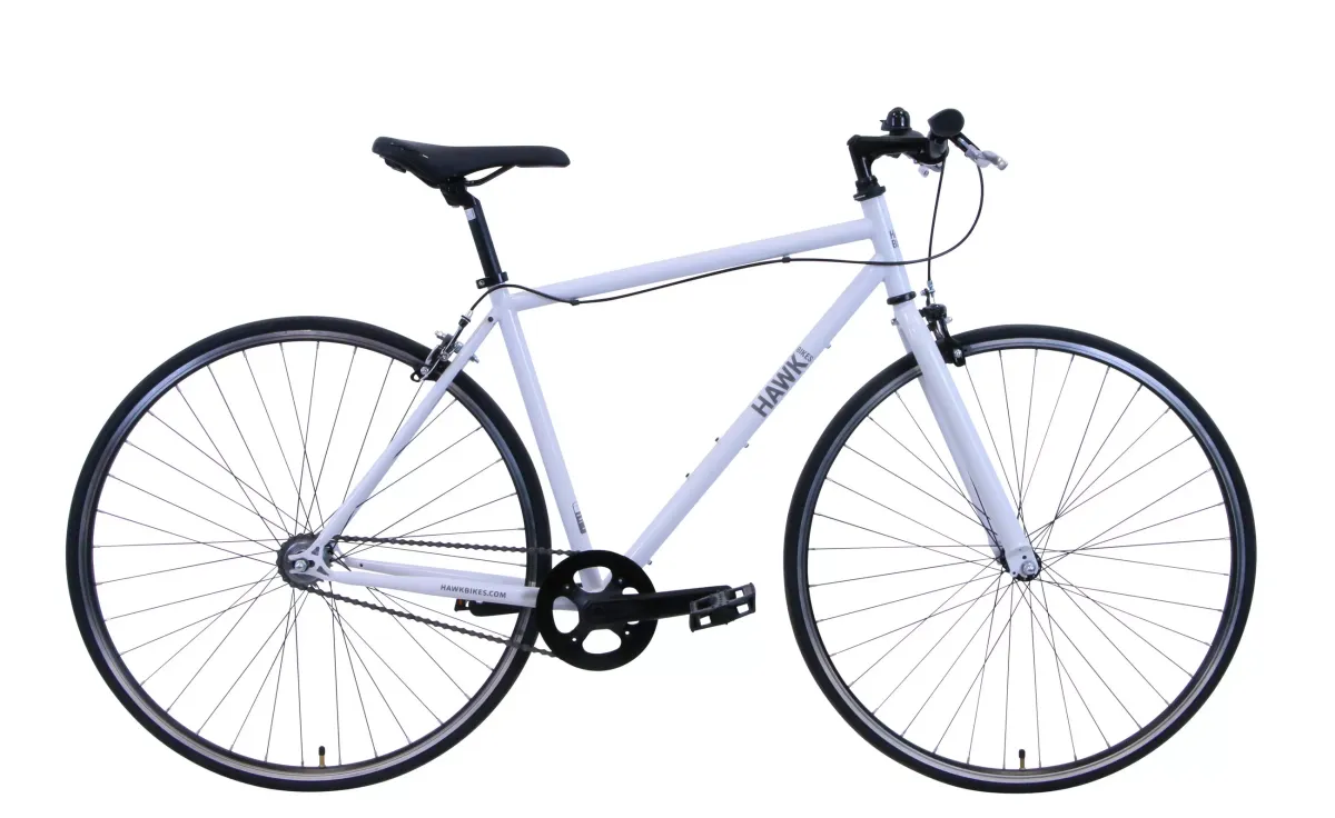 VINTAGE Singlespeed White 28 Zoll Gr: 48cm (M)