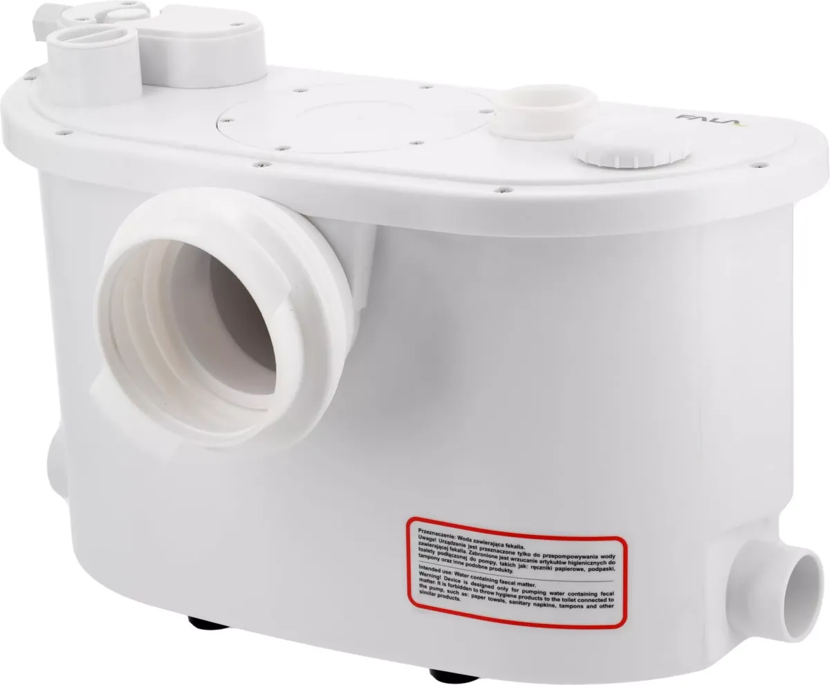 WC HEBEANLAGE Fäkalienpumpe, Dusche Waschbecken mit Zerkleinerer 400W