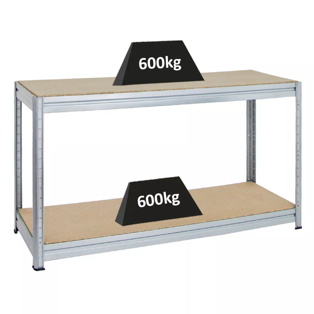WERKBANK Dino höhenverstellbar 90x160x60 cm Traglast 600 kg Verzinkt