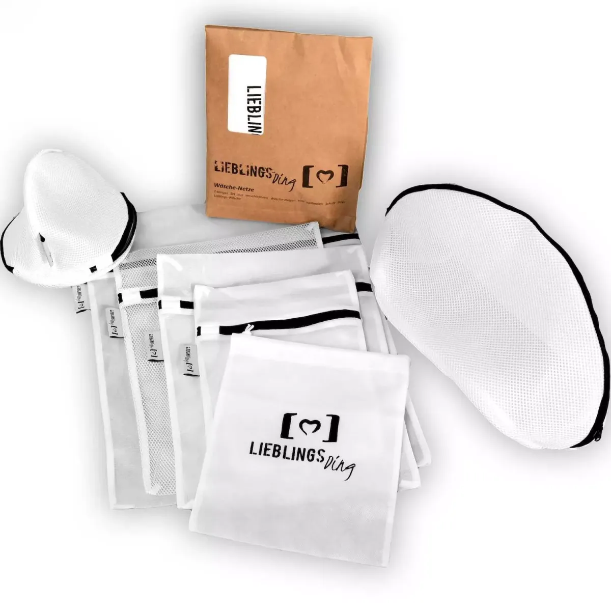 WÄSCHENETZ 7ER SET LIEBLINGS Ding Wäschenetz