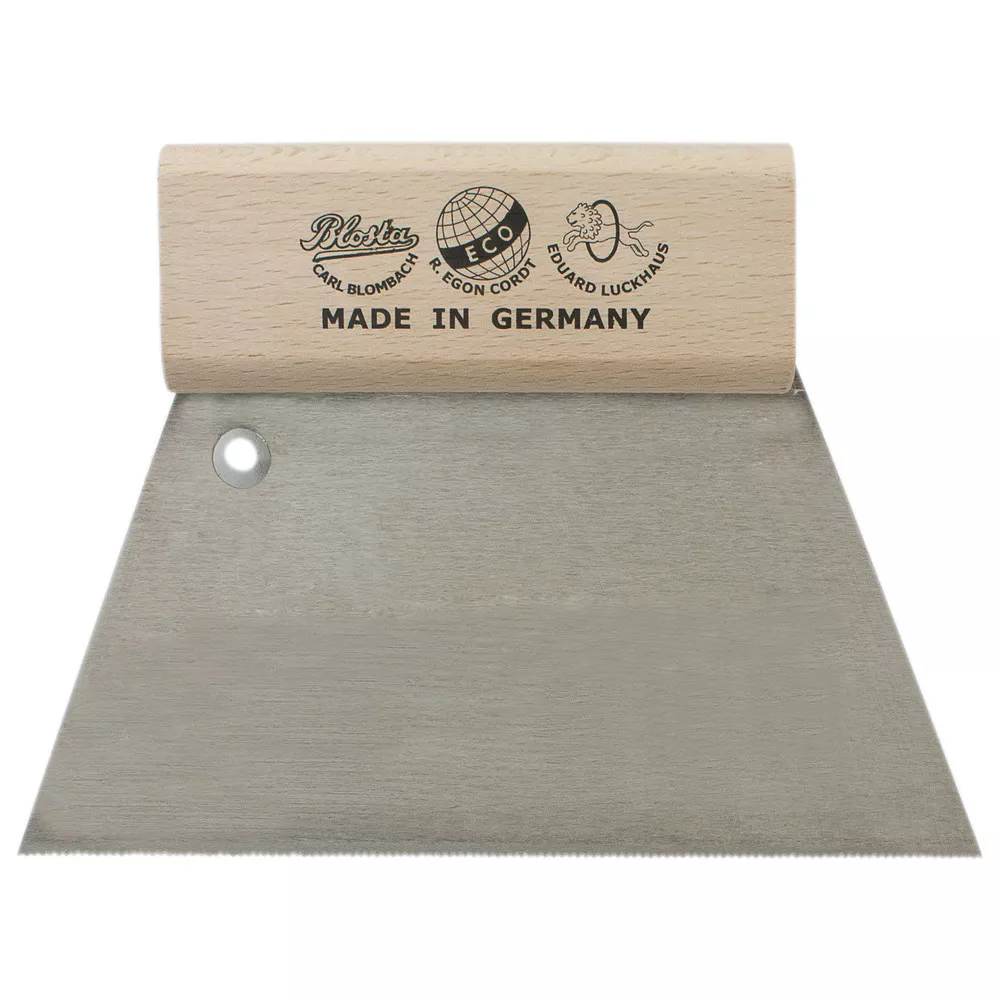 ZAHNSPACHTEL 180 mm, Zahnung A4, Zahnabstand 1,1 mm, Zahntiefe 0,75 mm