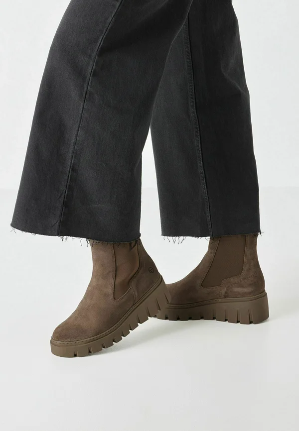 1-25489-45 341 - Keilstiefelette - taupe