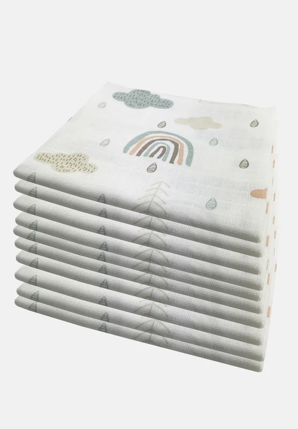 10 PACK  - Mullwindel - 10 wolken grün