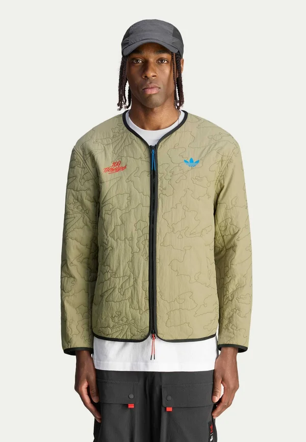 100 THIEVES QUILTED LINER - Übergangsjacke - orbit green