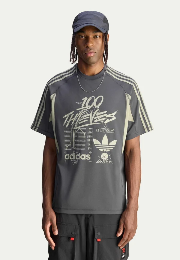 100 THIEVES - T-Shirt print - carbon